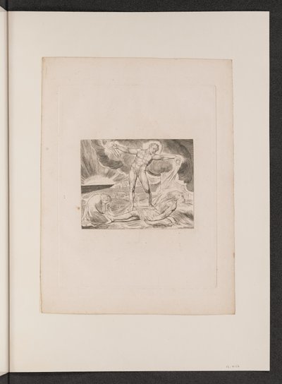 Satan slår jobb med byller, 1825. av William Blake