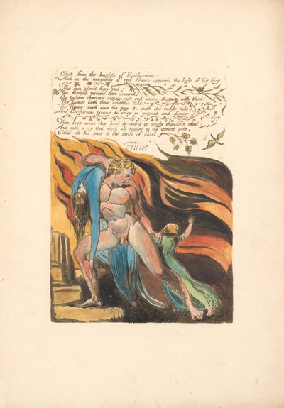 «Skutt fra Enitharmons høyder...» (Plate 17) av William Blake