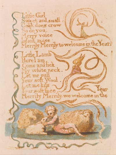 Songs of Innocence, Plate 26, Spring (Bentley 23) av William Blake