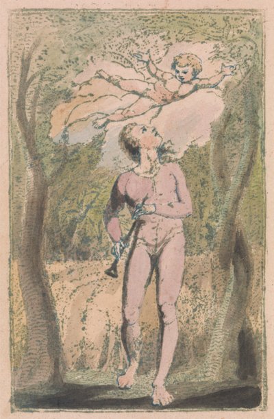 Songs of Innocence and of Experience, Plate 1, Innocence Frontispice (Bentley 2) av William Blake