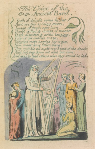 Songs of Innocence and of Experience, Plate 22, "The Little Girl Found" (Bentley 36) av William Blake