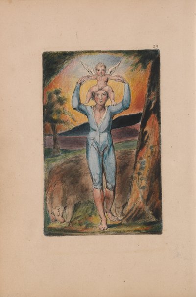 Songs of Innocence and of Experience, Plate 29, Experience Frontispiece (Bentley 28) av William Blake
