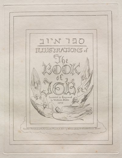 Jobs bok, 1825. av William Blake