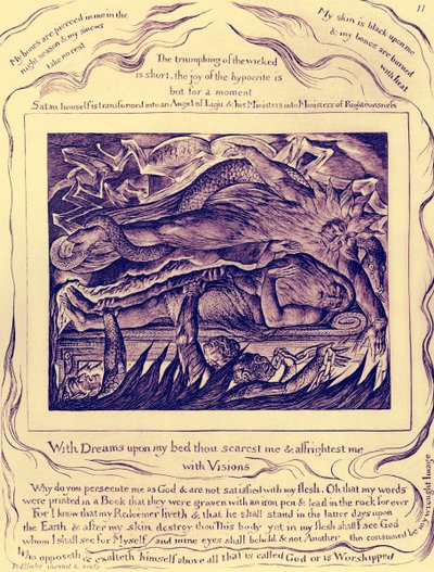 The Book of Job-illustrasjoner av William Blake av William Blake