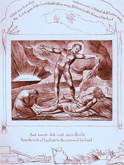 The Book of Job-illustrasjoner av William Blake av William Blake