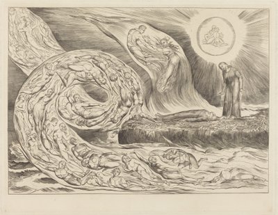 De lystnes krets: Paolo og Francesca av William Blake