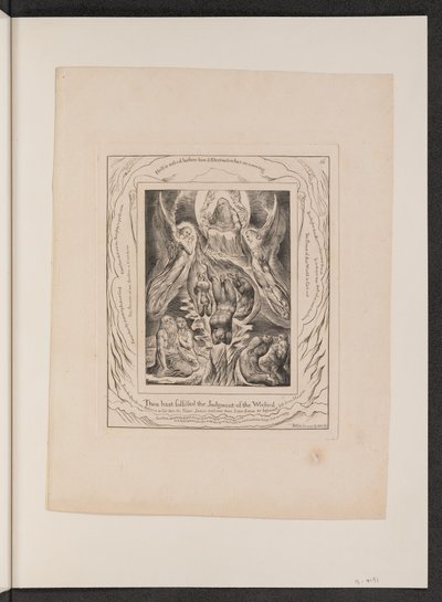 Satans fall av William Blake