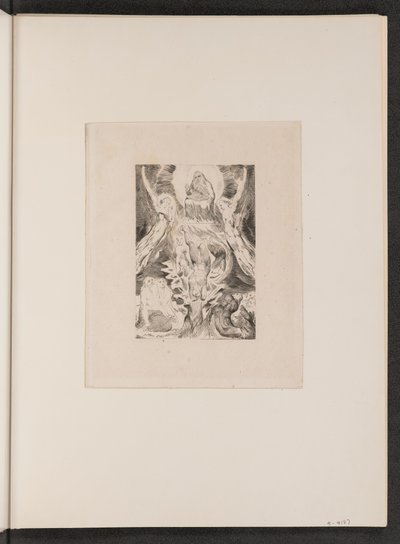 Satans fall, 1825. av William Blake