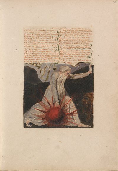 The First Book of Urizen, Bentley Copy A av William Blake