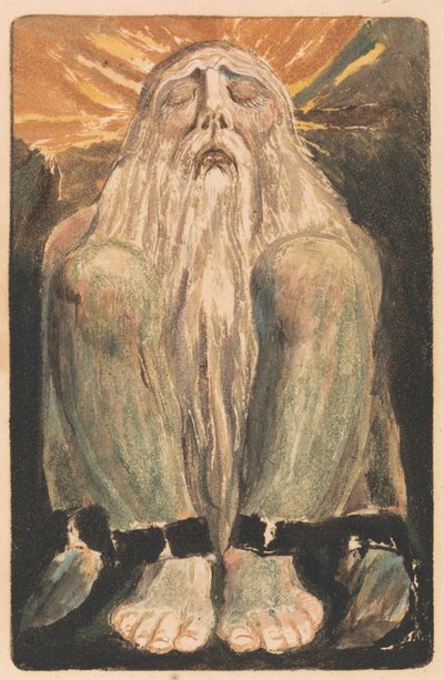 Den første boken til Urizen, plate 12 (Bentley 22) av William Blake