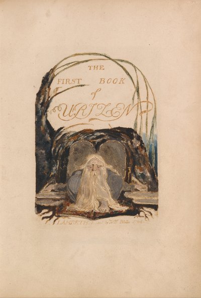 Den første boken til Urizen, plate 1 av William Blake