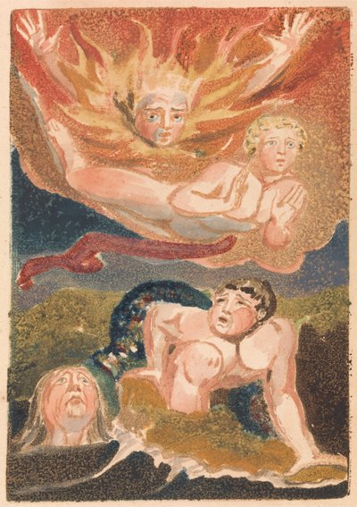 Den første boken til Urizen, plate 22 (Bentley 24) av William Blake