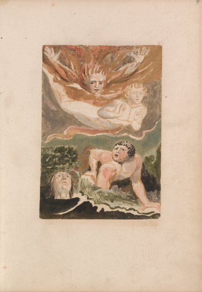 Den første boken til Urizen, plate 4 (Bentley 24) av William Blake