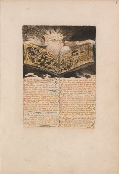The First Book of Urizen, Plate 8, In Living Creations Appear