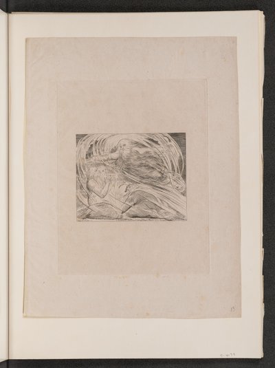 Herren svarer Job ut av virvelvinden av William Blake