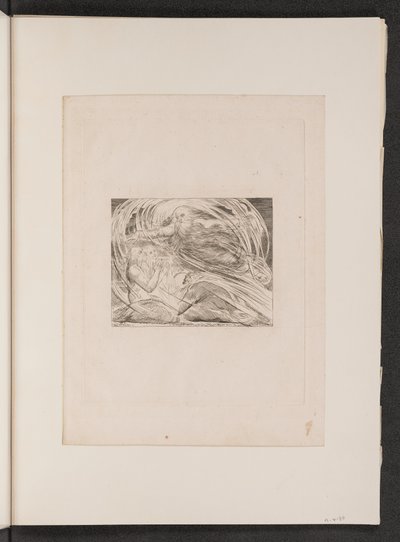 Herren svarer jobb ut av virvelvinden, 1825. av William Blake