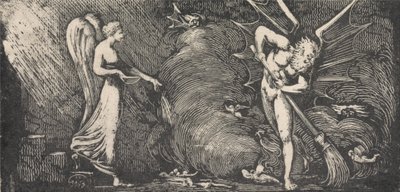 Mannen som feier tolkestuen av William Blake