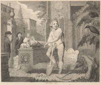 Ravnene, Sextonen og Jordormen av William Blake