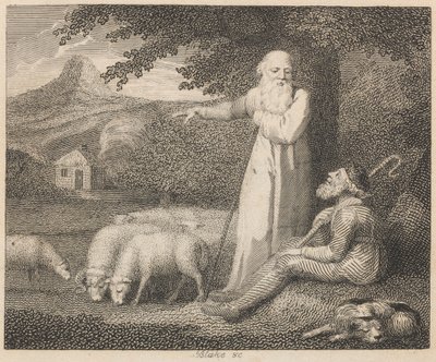 Hyrden og filosofen av William Blake