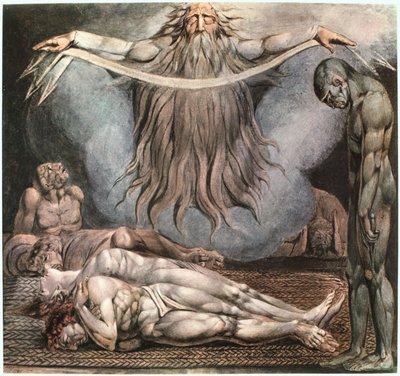 Lasarus#39; hus av William Blake