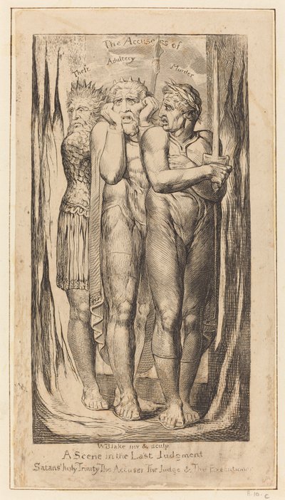 Krig Anklagerne for tyveri, utroskap, mord, ca. 18031810. av William Blake
