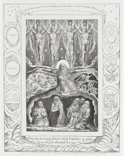 Da morgenstjernene sang sammen av William Blake