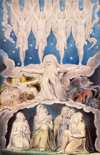 Når morgenstjernene sang sammen av William Blake