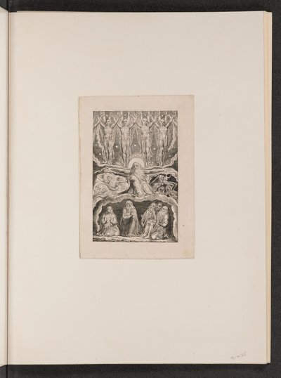 Da morgenstjernene sang sammen, 1825. av William Blake