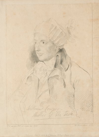 William Cowper, 1802. av William Blake