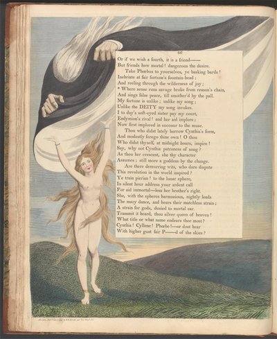 Young's Night Thoughts, side 46, "Where sense runs savage brøt fra fornuftens kjede" av William Blake
