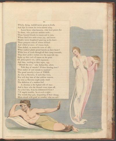Young's Night Thoughts, side 93, "Hvis engler skjelver, er det et slikt syn" av William Blake