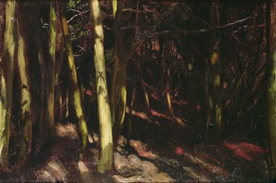 Trær, ca. 1890 (olje om bord) av William Blake Richmond