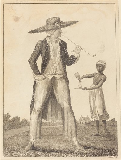 En Surinam planter i morgenkjolen sin av William Blake after John Gabriel Stedman