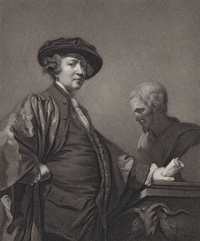 Sir Joshua Reynolds, ridder, 1811. av William Bond
