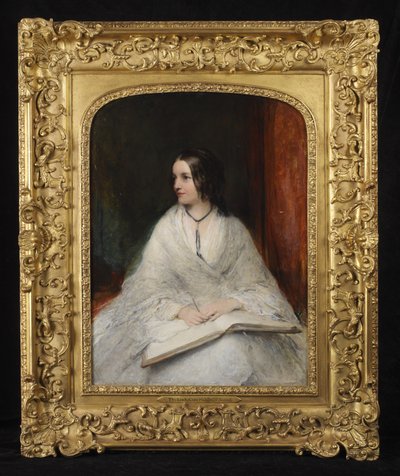 Portrett av Jane Fortescue Seymour, Mrs Coleridge, ca. 1862 av William Boxall