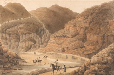 Pass i fjellene mellom Nisa og Villa Velha av William Bradford