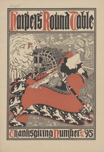 Harpers runde bord - Thanksgiving-nummer, 1895 av William Bradley