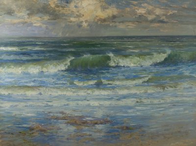 Nordsjøen (olje på lerret) av William Bradley Lamond