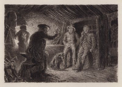 An Awesome Tale (gravering) av William Brassey (after) Hole