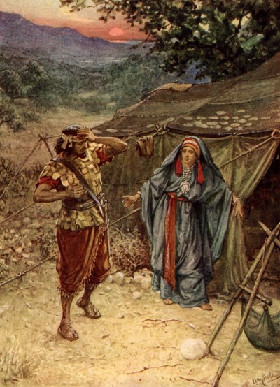 Jael Yael og Sisera - Bibelen av William Brassey Hole