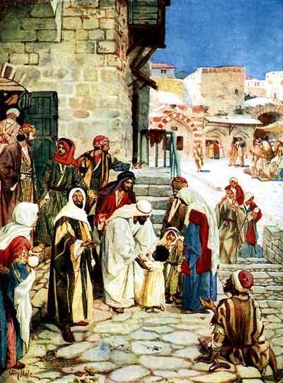 Jesus og de små barna - Bibelen av William Brassey Hole