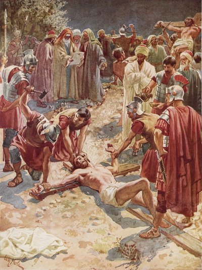 Jesus blir korsfestet av William Brassey Hole