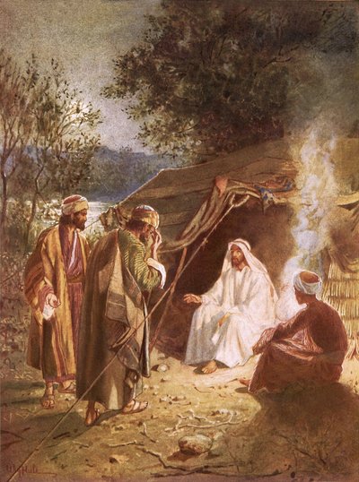 Jesu overnatting ved bredden av Jordan av William Brassey Hole