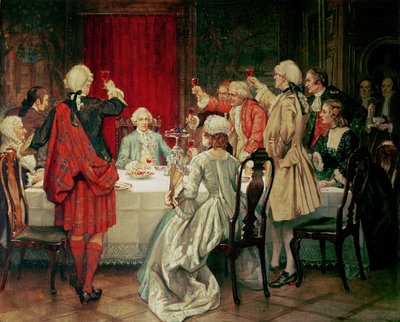 Prins Charles Edward Stuart i Edinburgh, 1745 av William Brassey Hole