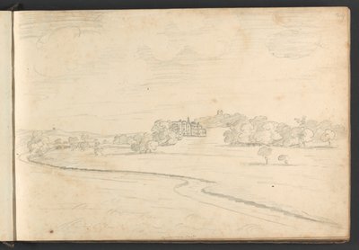 Powderham Castle av William Brockedon
