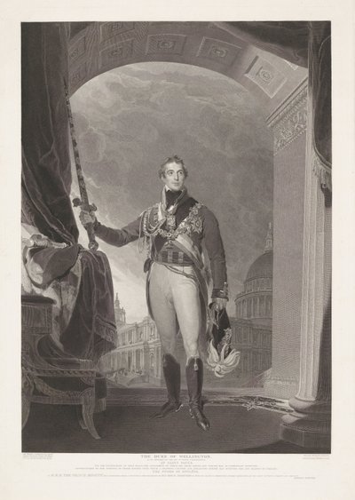 Portrett av Arthur Wellesley, hertog van Wellington The Duke of Wellington (tittel på objekt) av William Bromley (I)