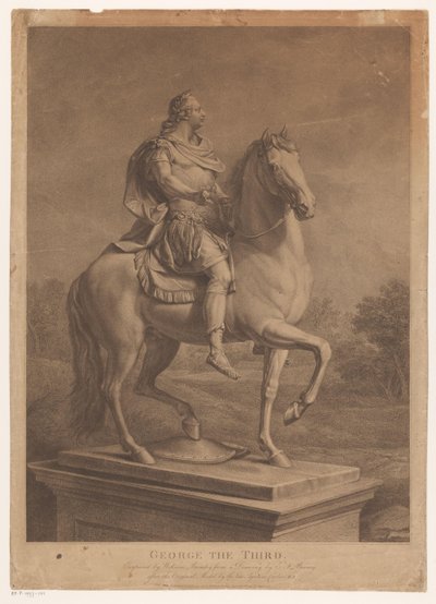 Ridesportrett av George III, konge av England George den tredje (tittel på objekt) av William Bromley (I)
