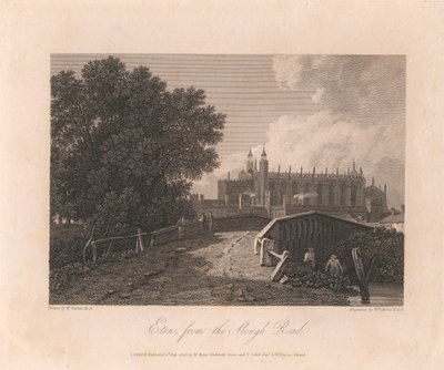 Eton, fra Slough Road av William Byrne