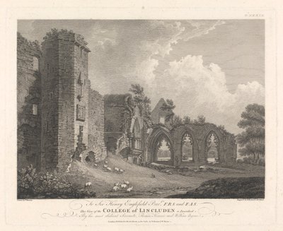 Ruinene av College of Lincluden av William Byrne