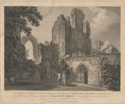 Utsikt over Leiston Abbey av William Byrne